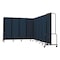 National Public Seating NPS Room Divider, 6' Height, 9 Sections, Blue RDB6-9PT04 - alternate 8
